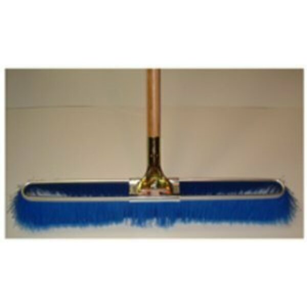 Bruske 2132-Cw-4 17 in. Blu Fine Pushbroomwood Hdle 324621325